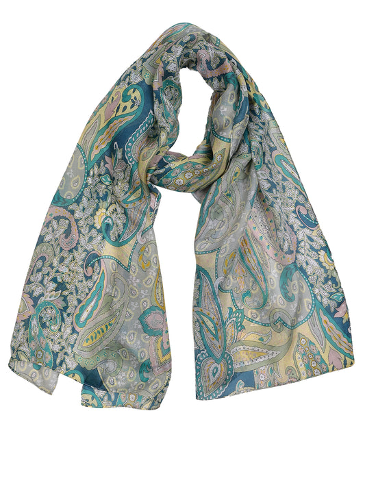 Paisleys Pure Silk Designer Scarf