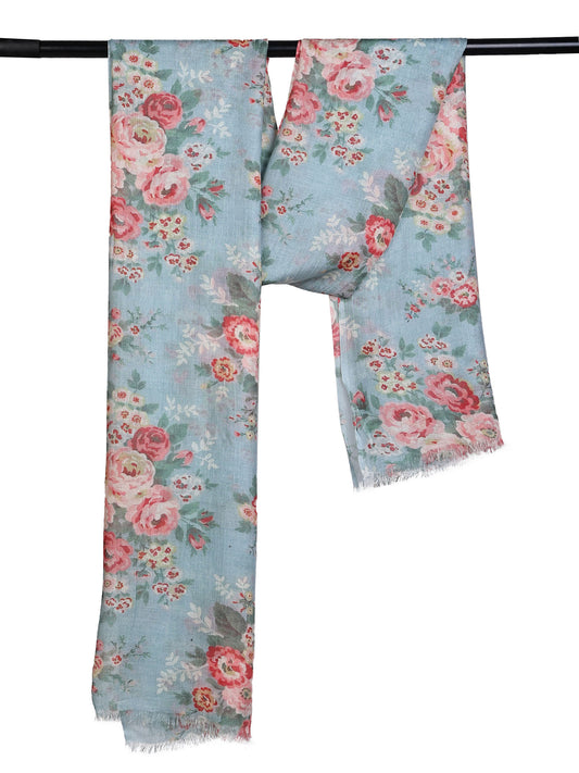 Floral Modal Silk Designer Scarf