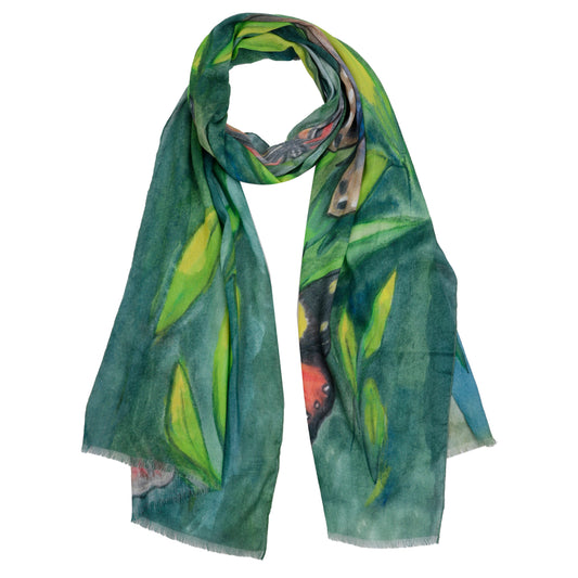 Animal Print Cotton Modal Designer Scarf