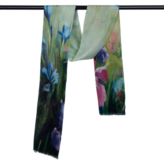 Floral Print Cotton Modal Designer Scarf