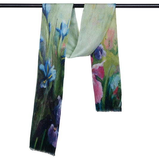 Floral Print Cotton Modal Designer Scarf