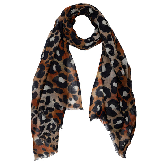 Animal Fine Merino Silk Designer Scarf
