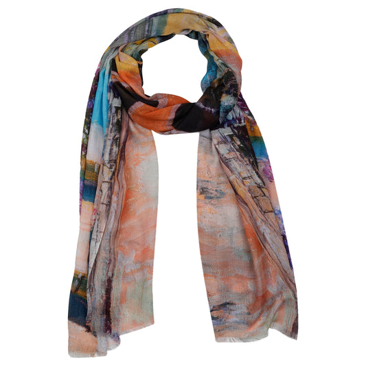 Architectural Modal Silk Designer Scarf