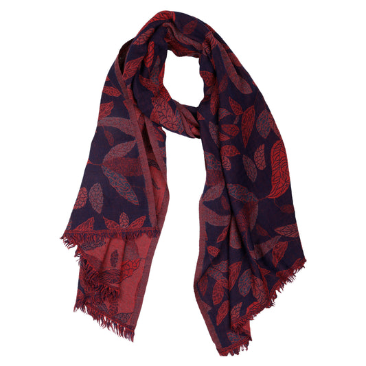 Hand Painted Merino Texture Scarf