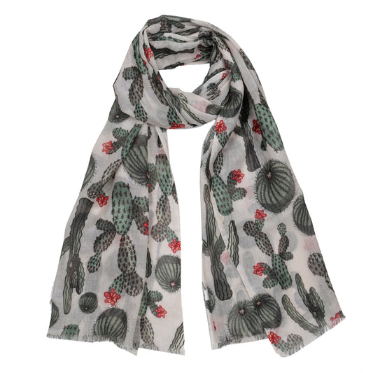 Écharpe de créateur en pure soie à motif floral