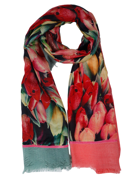 Floral Reversible Scarf
