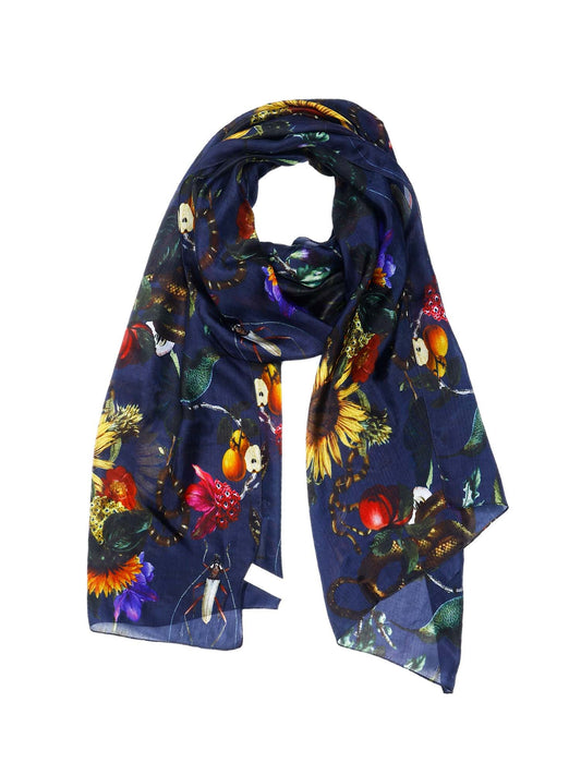 Australian Coastal Pure Silk Designer Scarf
