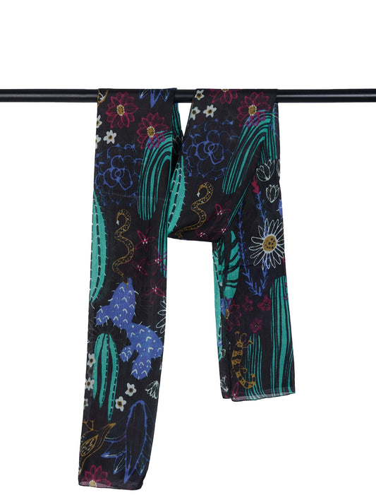 Australian Coastal Pure Silk Designer Scarf