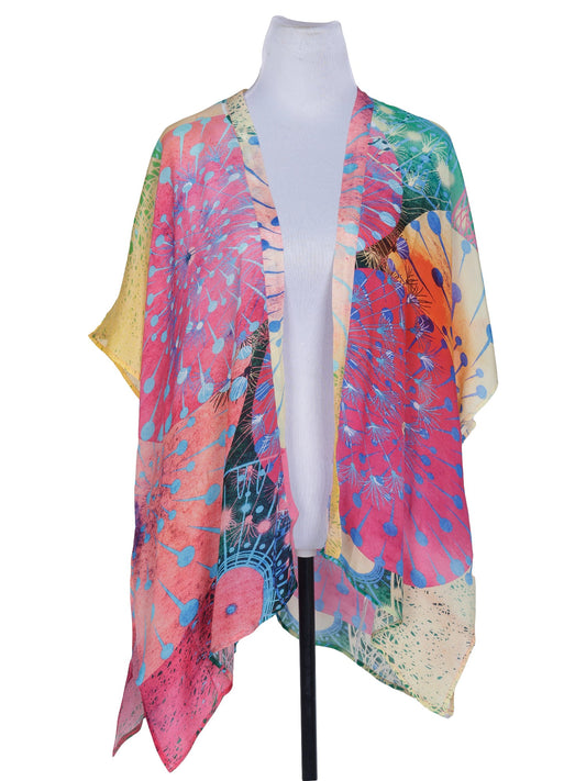 Japanese Viscose Crepe Kaftan Cape