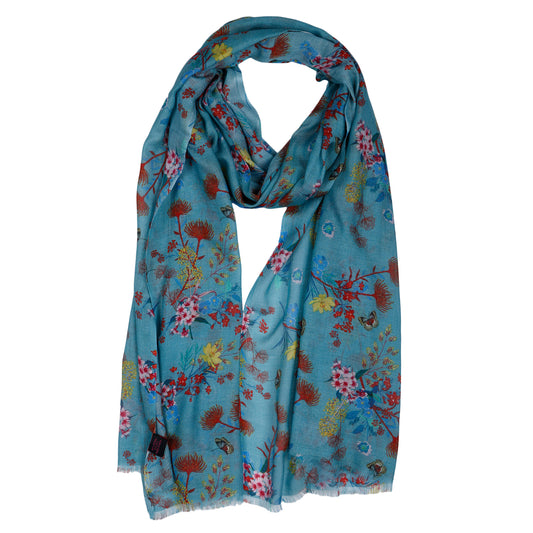 Écharpe de créateur en soie modale à motifs animaux