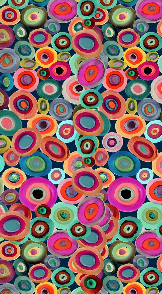 Abstract Merino Wool Travel Cape