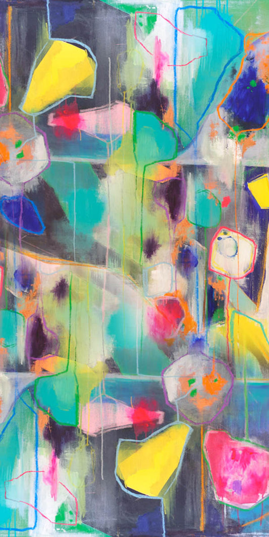 Pequeña capa de jardín con flores