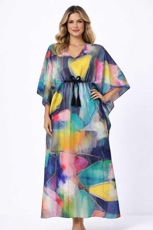 Modal Satin Maxi Kaftan