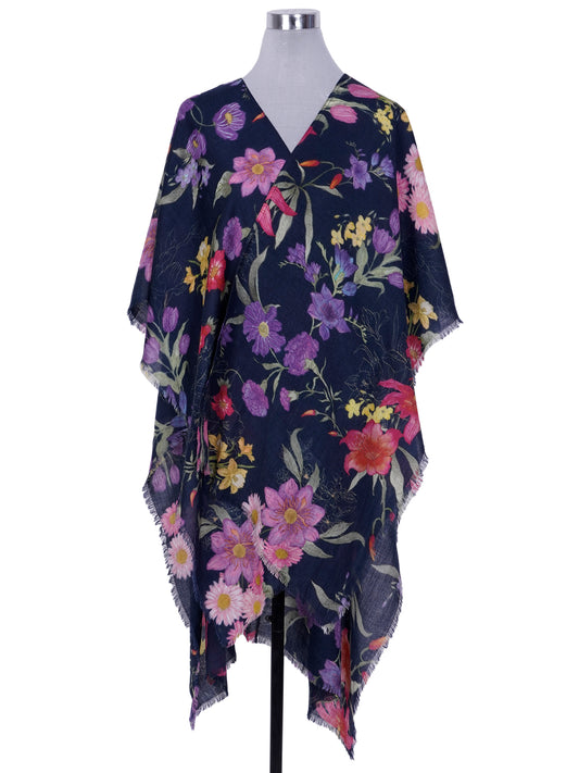 Cape en laine mérinos