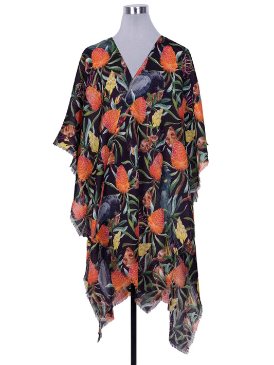 Australian Coastal Merino Wool Travel Cape