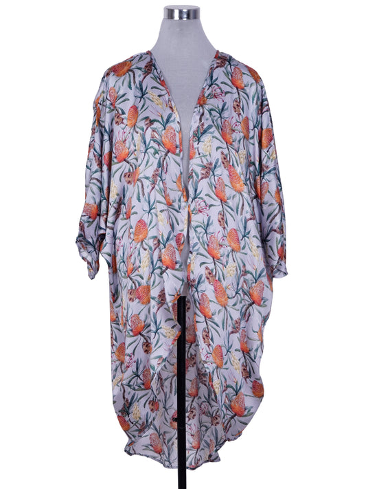 Floral Modal Kimono