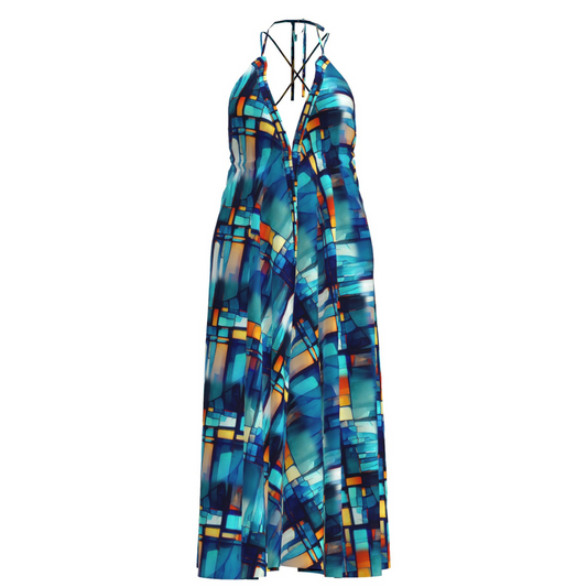 Abstract Knotted Beach Dress.