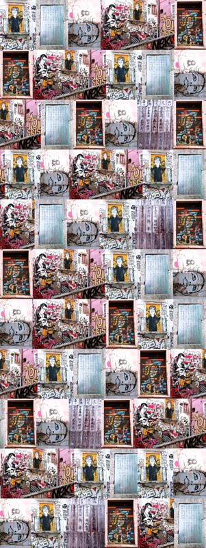 Abstract Pure Silk Designer Scarf