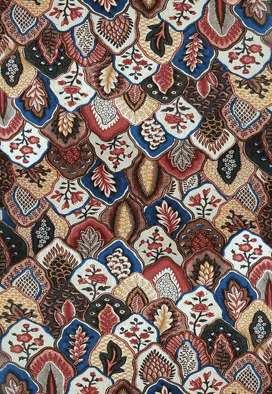 Italian Print Viscose Crepe Kaftan Cape