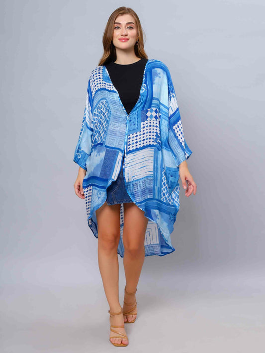 Kimono en modal géométrique