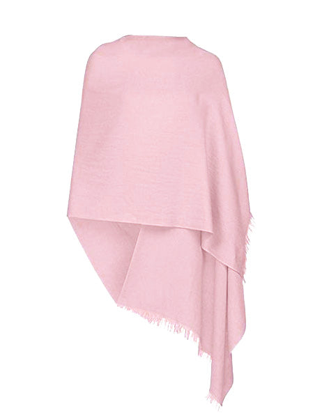 Baby Pink Pure Cashmere wool Scarf