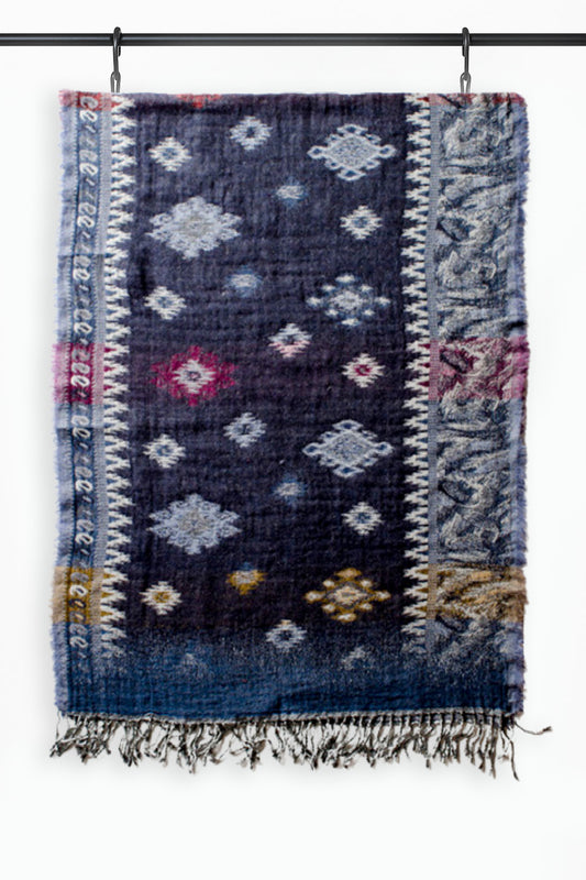 Geometrical Print Wool Wraps