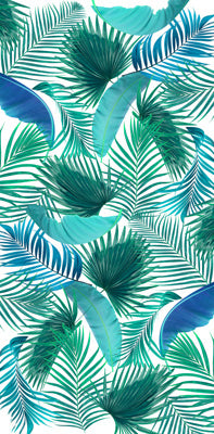 Écharpe de créateur en coton modal à motif abstrait