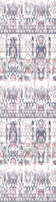Moroccan Tiled Pattern Scarf – Modal Silk Designer Wrap | Subtle Artistic Print