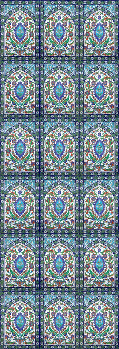 Vintage Window Modal Silk Designer Scarf