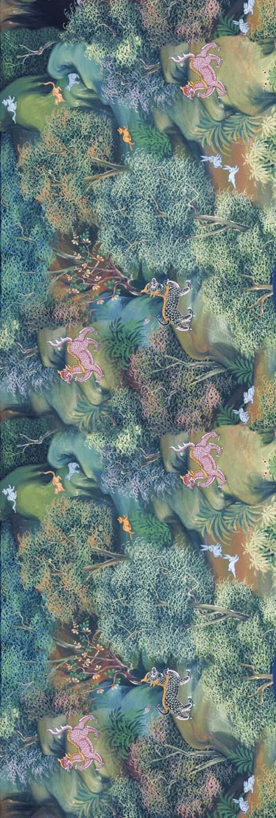 Animal Pure Silk Designer Scarf