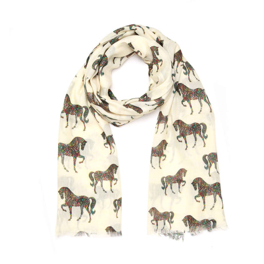 Animal Print Cotton Modal Designer Scarf