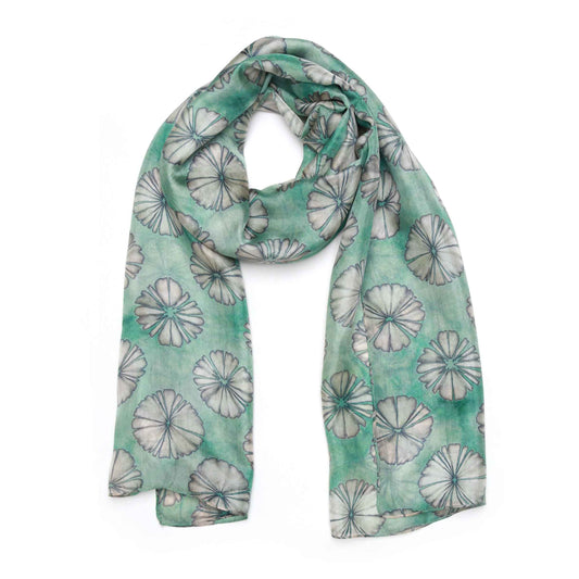 Écharpe de créateur en pure soie japonaise