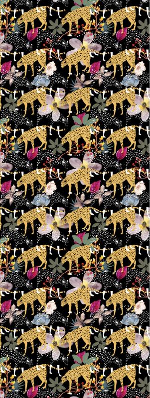 Écharpe de créateur en pure soie à motif floral