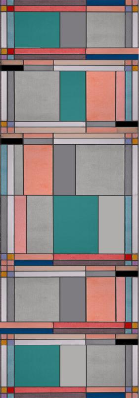 Geometrical Merino Silk Designer Scarf