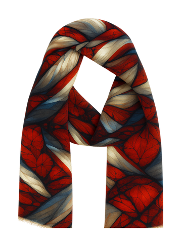 Floral Modal Silk Designer Scarf