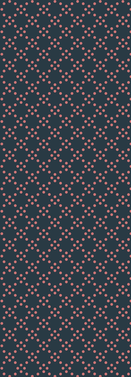 Coral Dot Pure Silk Scarf