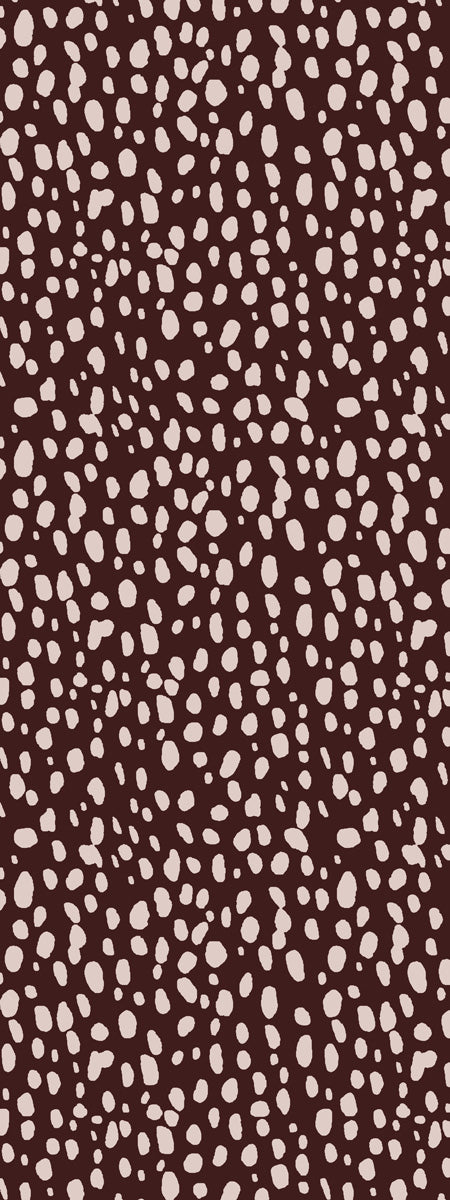 Espresso Dappled Dot Modal Silk Scarf