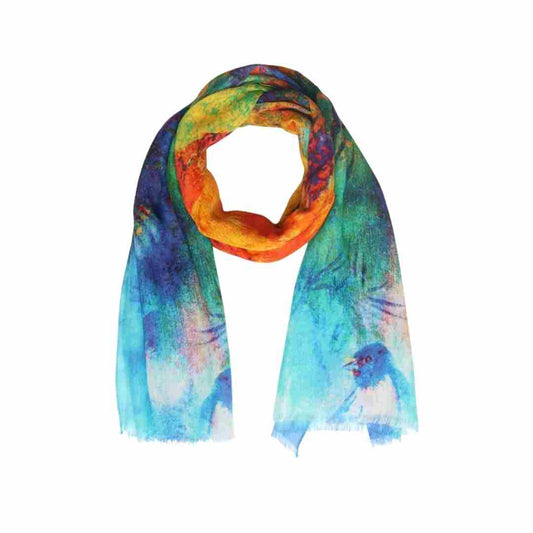 Animal Print Cotton Modal Designer Scarf