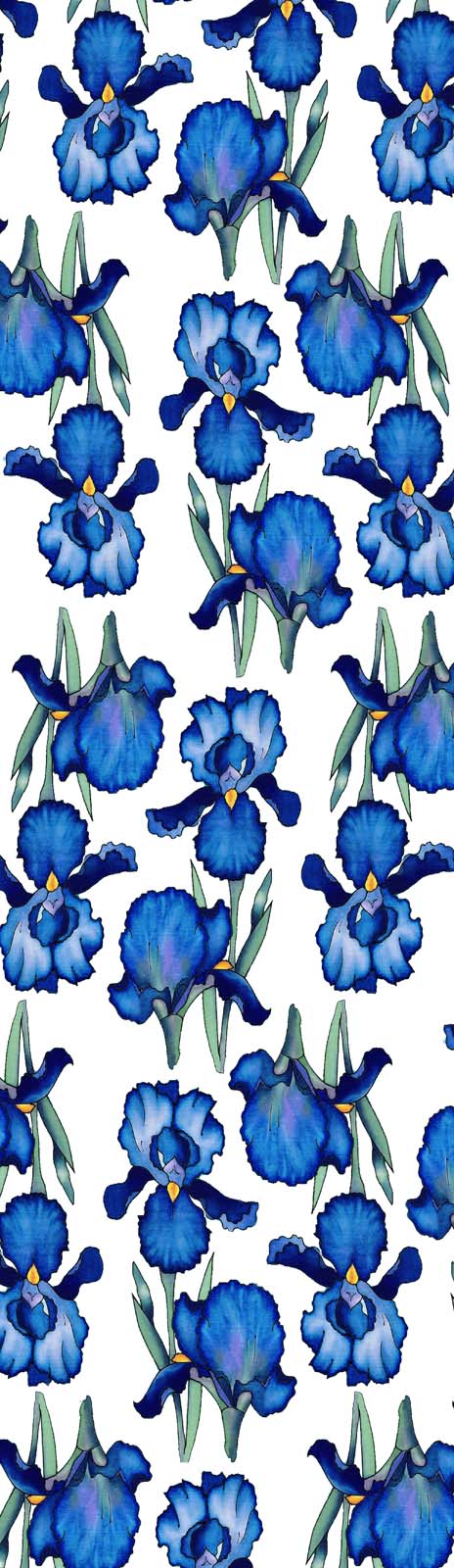 Floral Print Pure Silk Designer Scarf