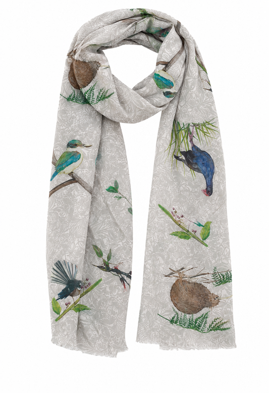 Animal Print Cotton Modal Designer Scarf