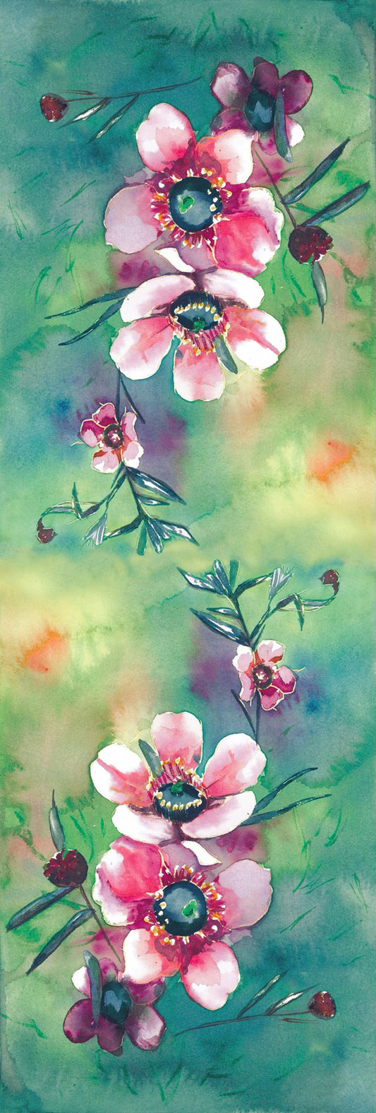 Floral Print Cotton Modal Designer Scarf