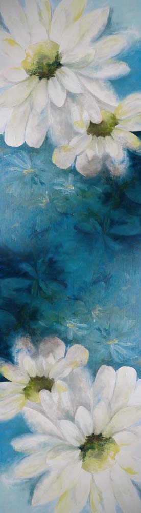 Floral Cotton Voile Designer Scarf