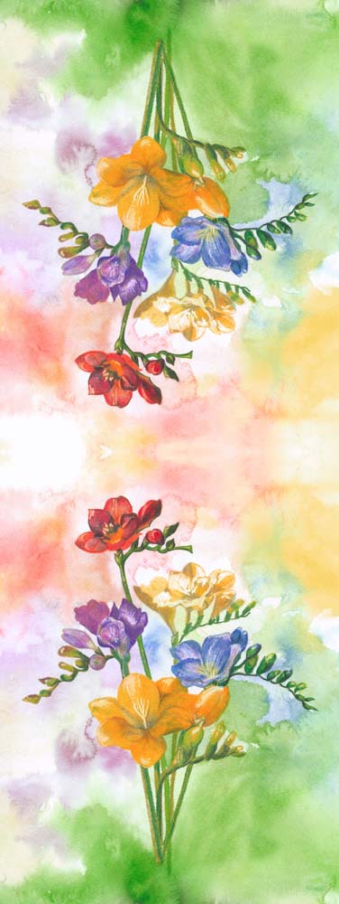 Floral Print Cotton Modal Designer Scarf