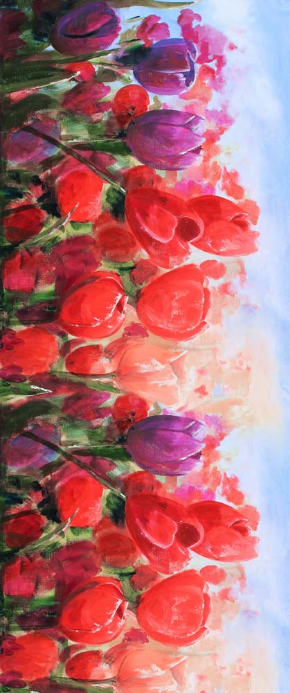 Bufanda de diseño de algodón modal con diseño de arte abstracto