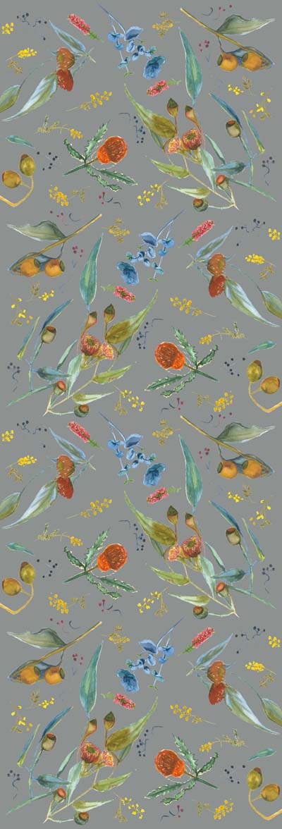 Bufanda de diseño de algodón modal con diseño de arte abstracto