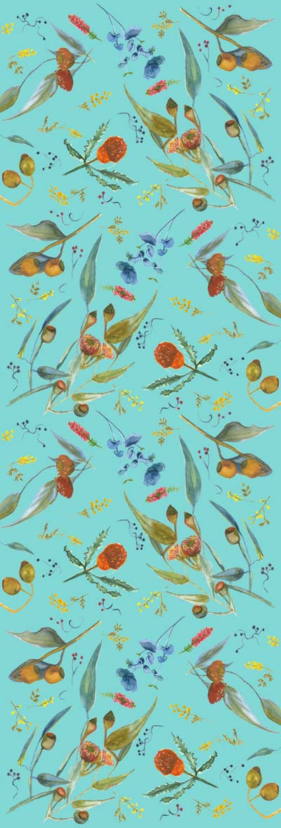 Floral Print Cotton Modal Designer Scarf