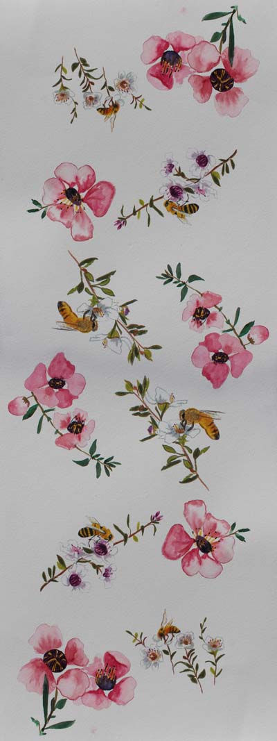 Floral Print Cotton Modal Designer Scarf