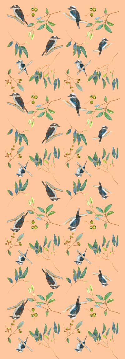 Bufanda de diseño de algodón modal con diseño de arte abstracto