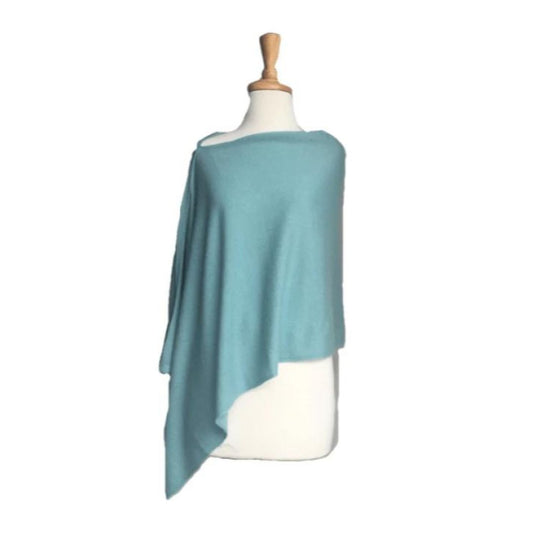 Duck Egg Blue Poncho