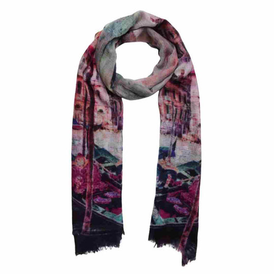 Venetian Echo – Merino Wool Scarf